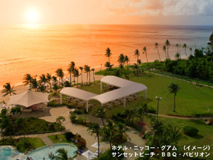 Hotel Nikko Guam Sunset Beach BBQ Pavilion CG